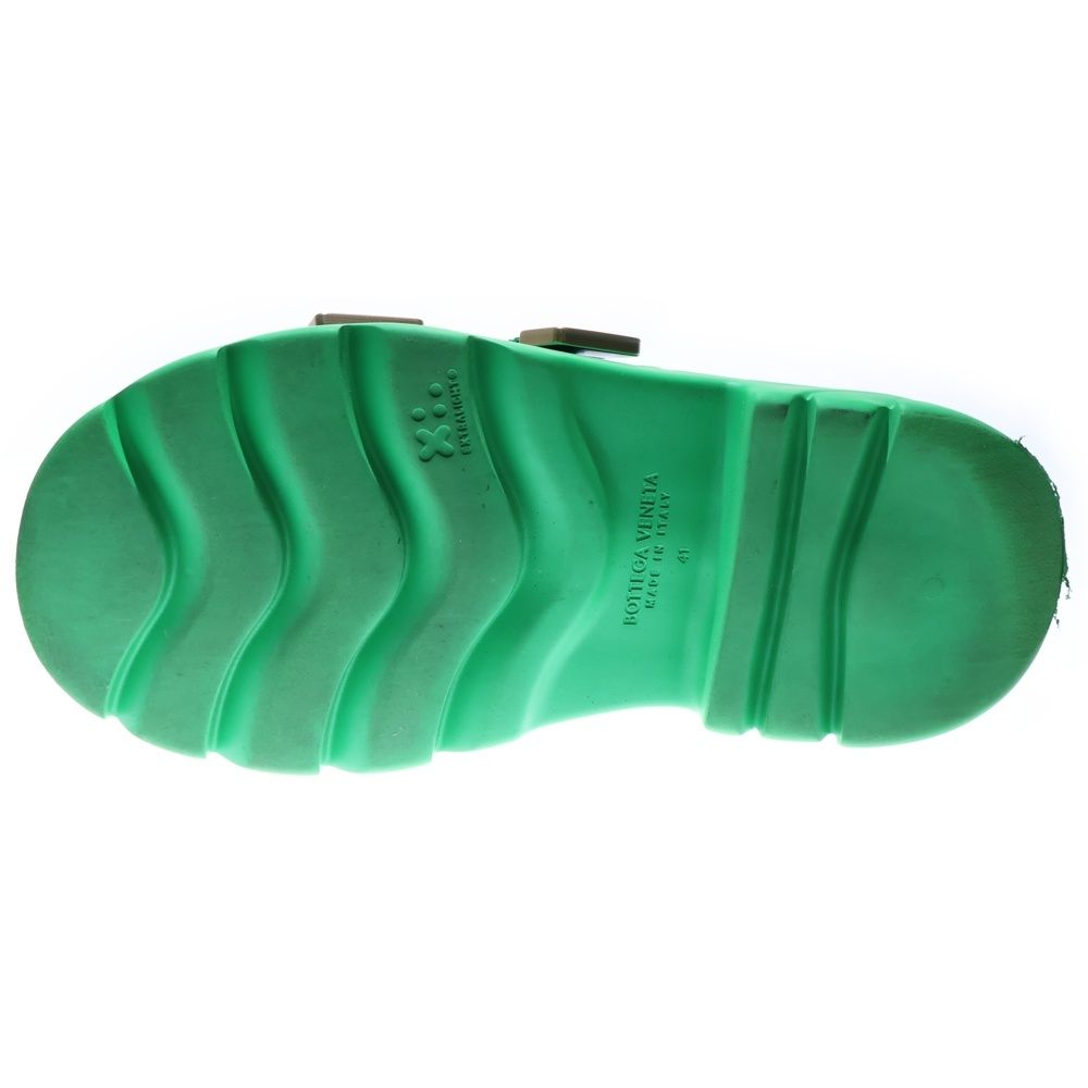 Bottega Veneta ビーチサンダル グリーン BOTTEGA VENETA (ボッテガヴェネタ) FLASH SANDAL ダブルバックル