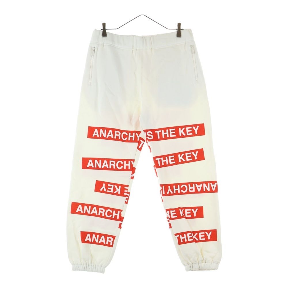 アンダーカバー 25 SS SWEAT PANTS テープロゴ スウェットパンツ ジョガーパンツ ホワイト 3