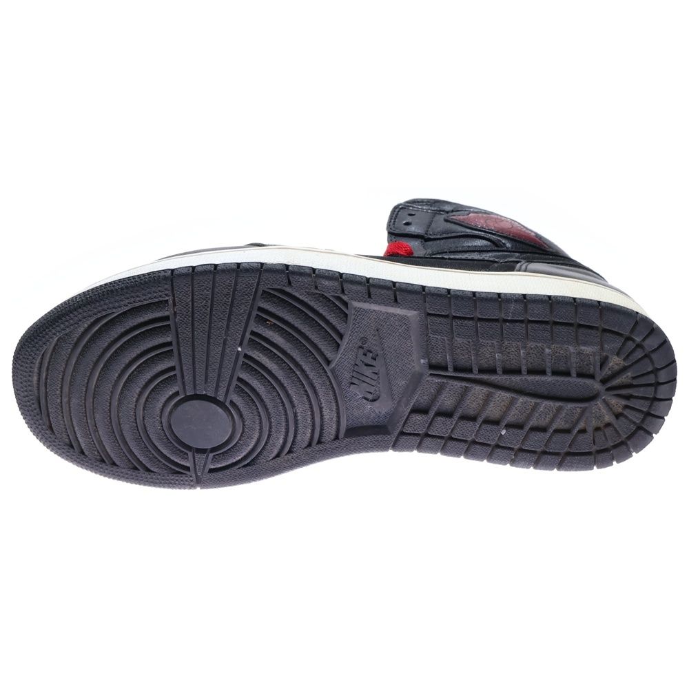  NIKE ナイキ AIR JORDAN 1 RETRO HIGH OG BLACK GYM RED 555088-060 エアジョーダン1 レトロ ハイカットスニーカー US 9.5 27.5 cm ブラック スニーカー 靴