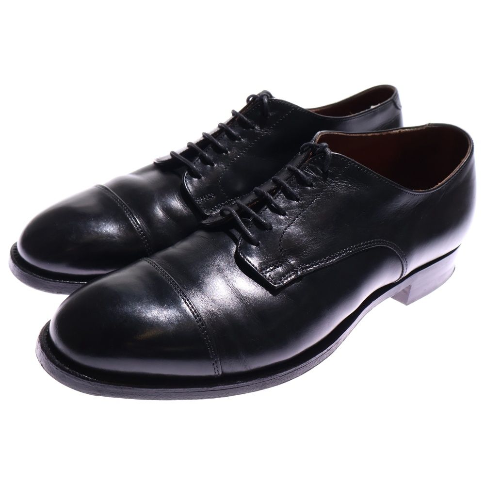 Alden オールデン Modified Cap Toe Blucher Black Calfskin モディファイドラスト キャップトゥ カーフスキン 外羽根 プレーントゥンシューズ