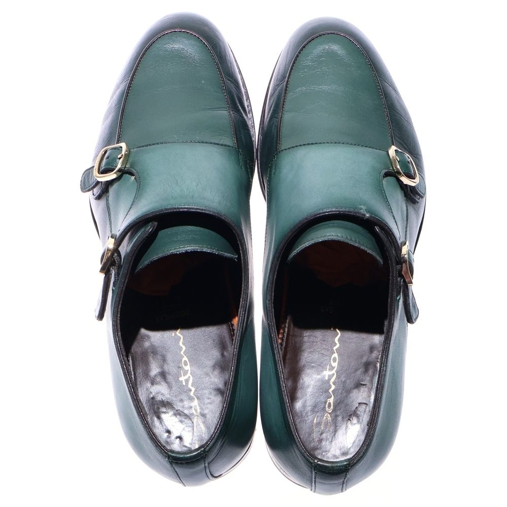 Santoni (サントーニ) ダブルモンクストラップ レザー ドレス ダービー 