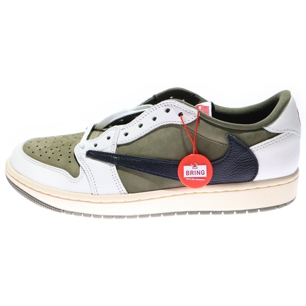 NIKE ナイキ トラヴィススコット AIR JORDAN 1 LOW OG SP Reverse Olive DM 7866 200 エアジョーダン1 ローカットスニーカー US 9 5 27 cm
