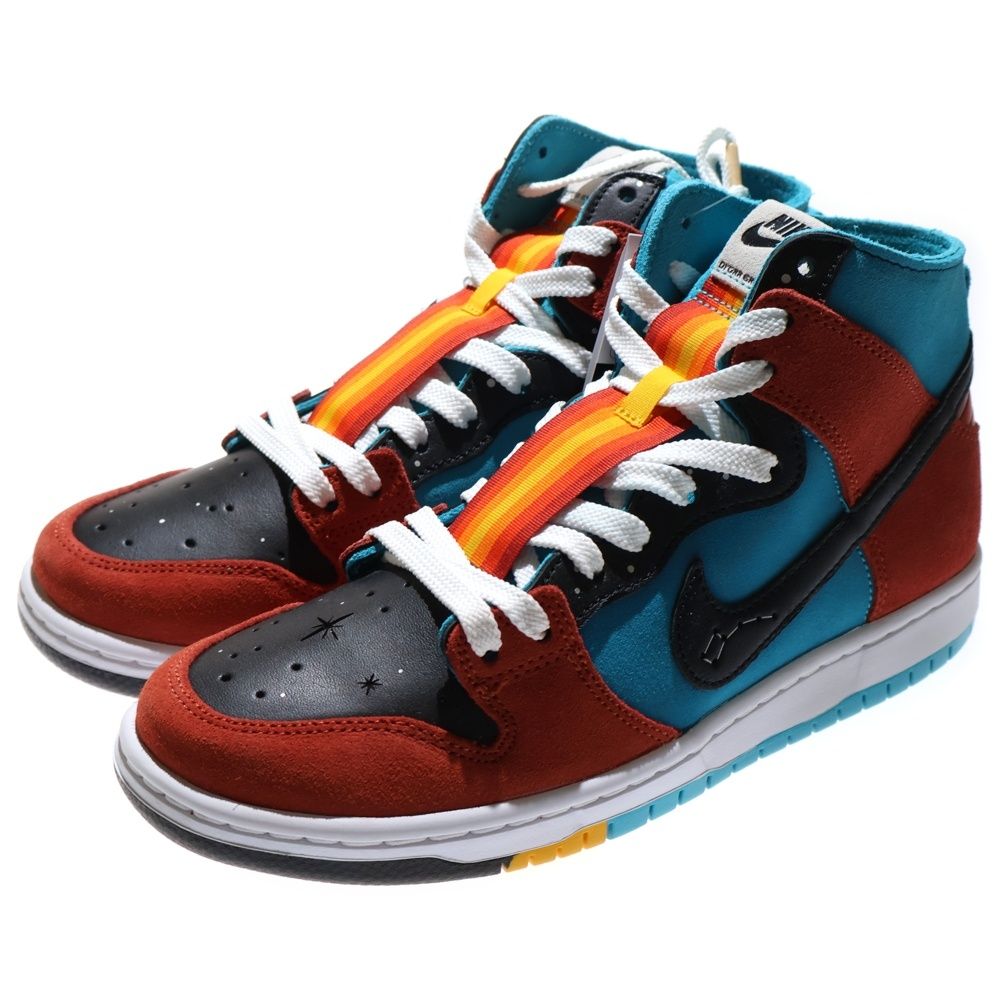 NIKE SB ナイキエスビー ×DI ORR GREEN WOOD DUNK HIGH DECON QS FQ 1775-400 ディオール グリーンウッド ダンク デコン ハイカットスニーカー US 8 26.0 cm マルチ