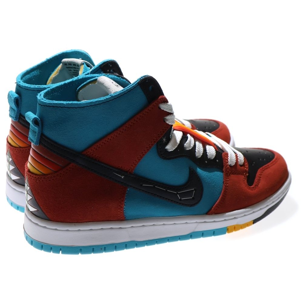  NIKE SB ナイキエスビー ×DI ORR GREEN WOOD DUNK HIGH DECON QS FQ 1775-400 ディオール グリーンウッド ダンク デコン ハイカットスニーカー US 8 26.0 cm マルチ スニーカー 靴