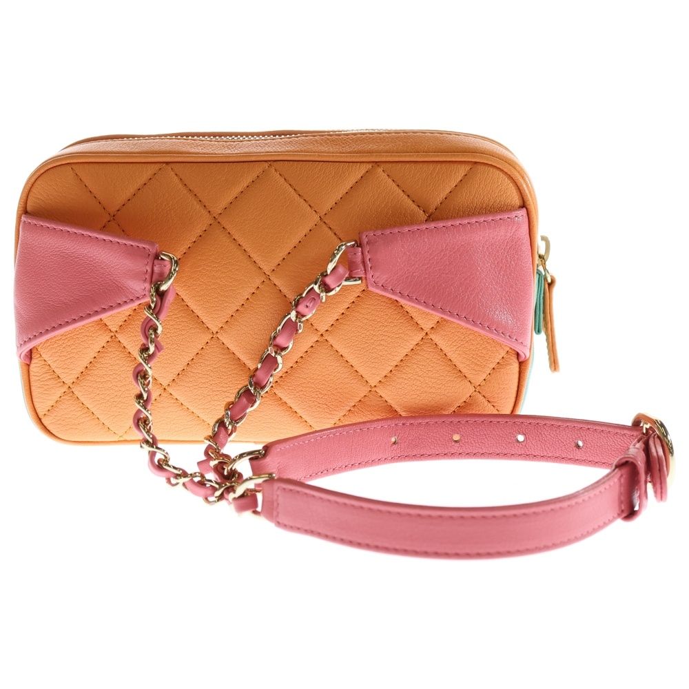 CHANEL (シャネル) マトラッセ ポーチ付 ウエストバッグ ボディバッグ