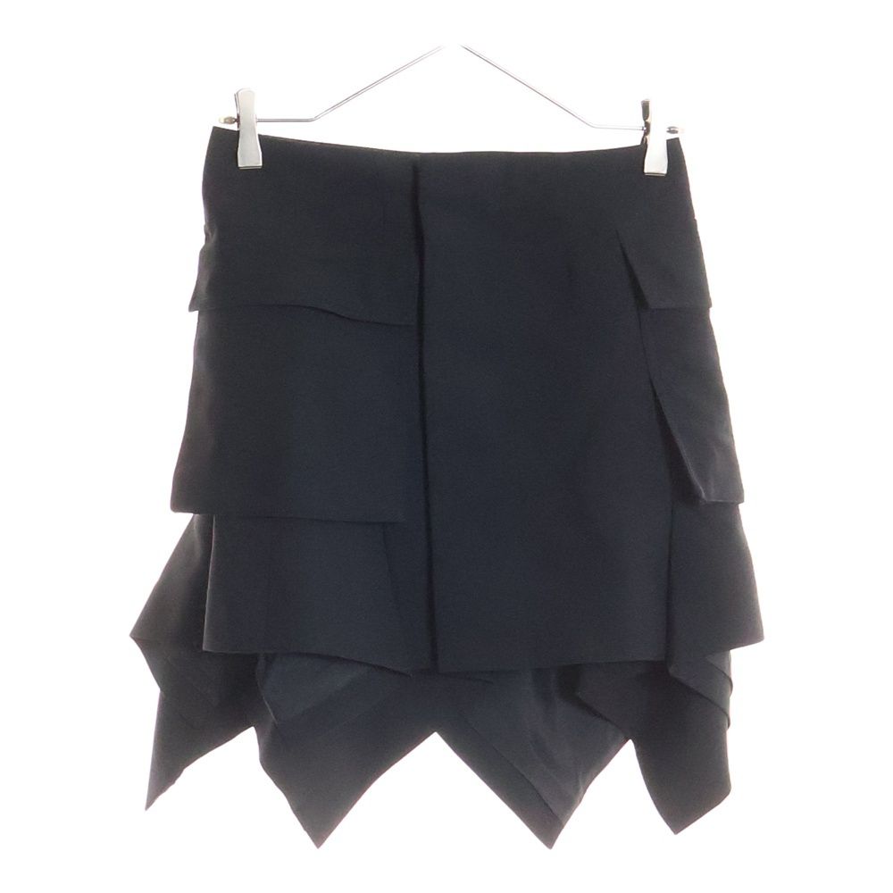 Sacai サカイ 24 SS Mini Skirt トープ ペプラム ミニスカート レディース ブラック 24-07044
