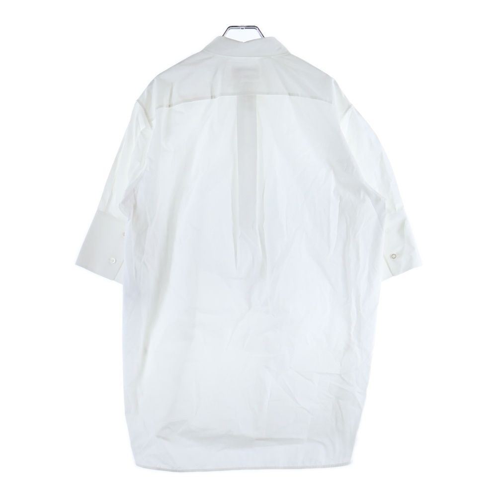 JIL SANDER ジルサンダー FRIDAY SHIRT フライデー 比翼仕立て 七分袖 シャツ ブラウス レディース ホワイト