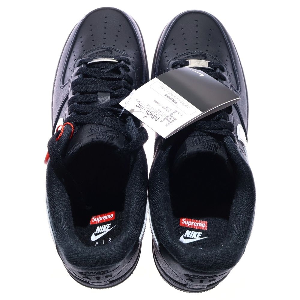 NIKE ナイキ SUPREME AIR FORCE 1 LOW CU 9225 002 シュプリーム エアフォース1 ローカットスニーカー ブラック ホワイト US 9 27 0 cm ビッグシルエット セーター