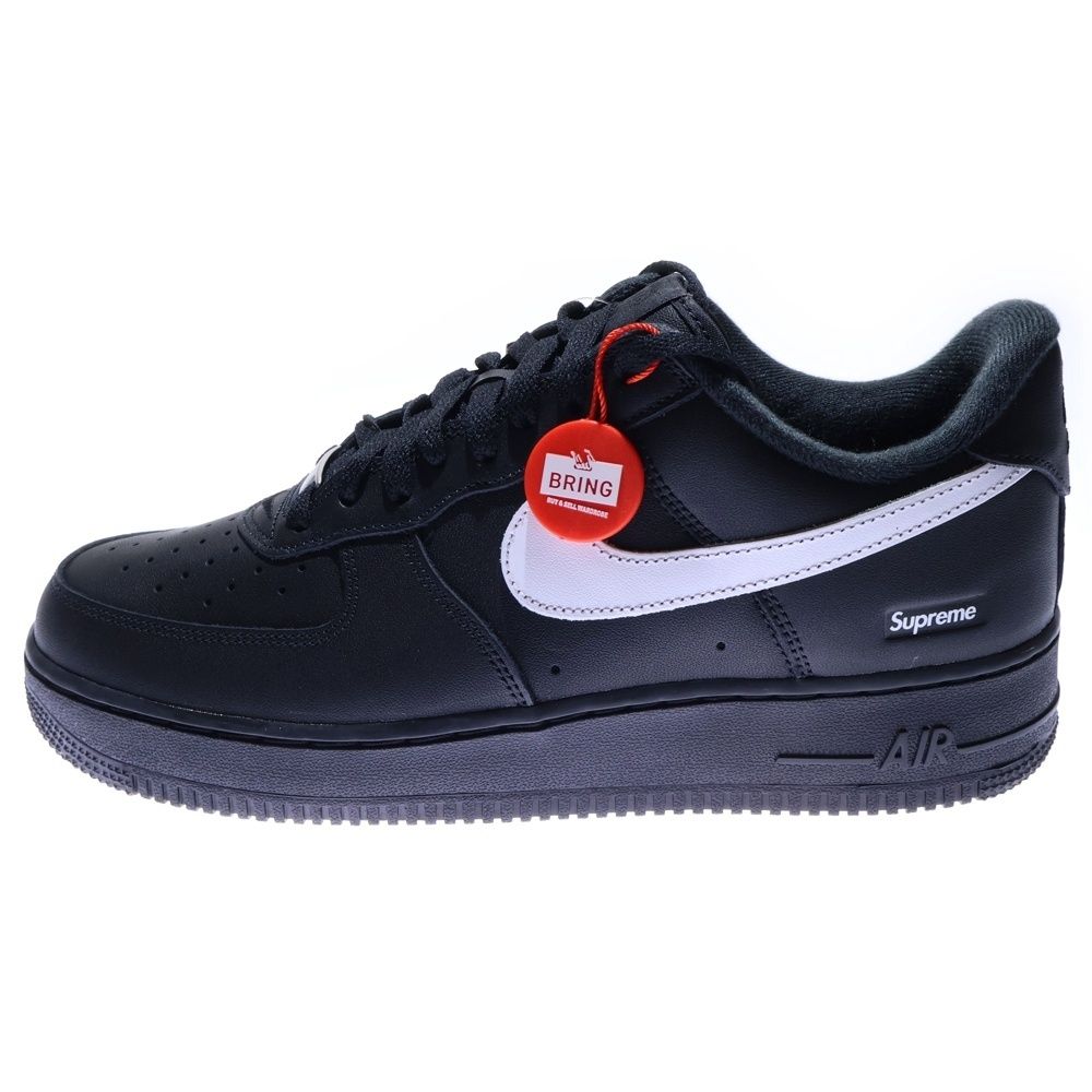 NIKE ナイキ ×SUPREME AIR FORCE 1 LOW CU 9225-002 シュプリーム エアフォース1 ローカットスニーカー ブラック ホワイト US 9 27.0 cm