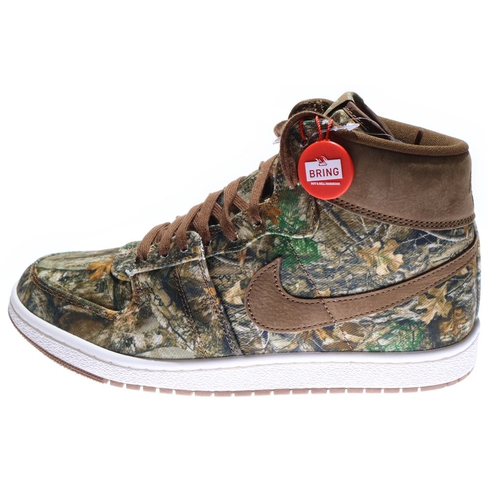NIKE ナイキ Jordan Air Ship SP Realtree Camo ジョーダン エアシップ リアルツリーカモ ハイカットスニーカー ブラウン US 9.5 27.5 cm FD 1324-900