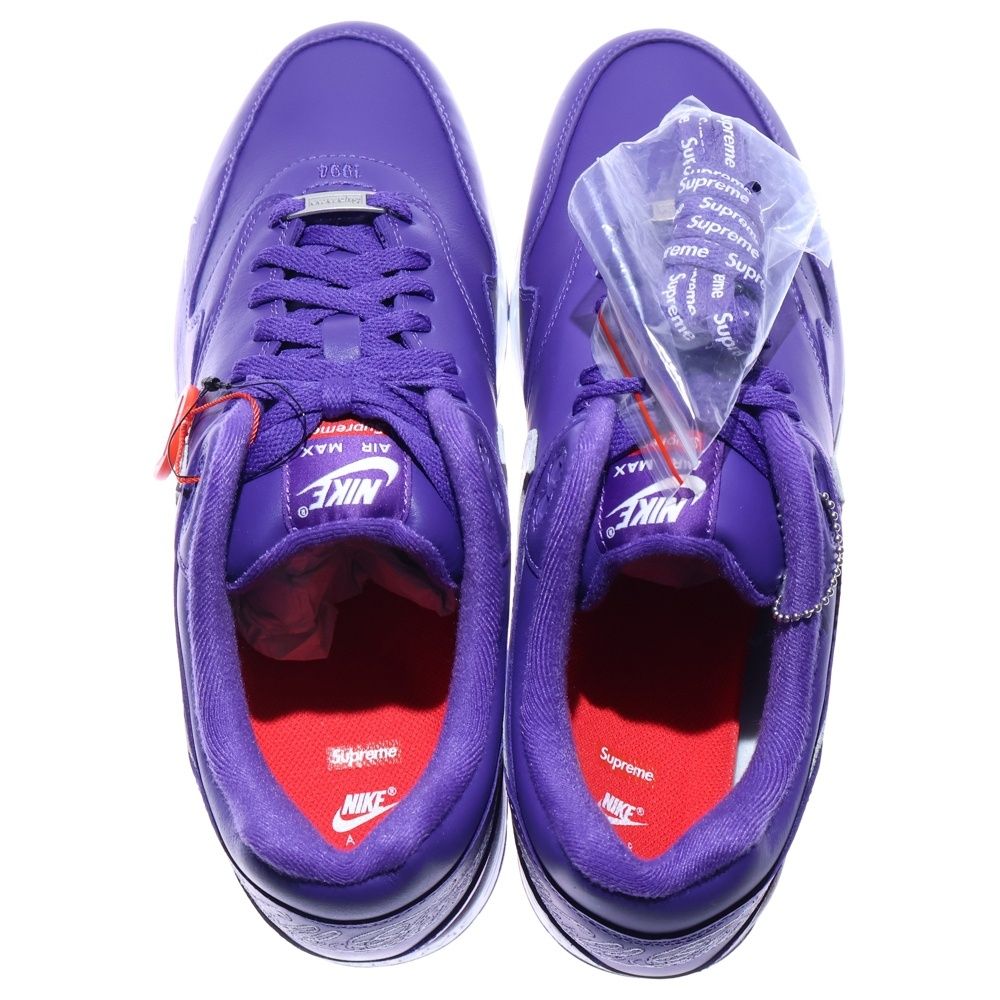  NIKE ナイキ SUPREME AIR MAX 1 87 SP シュプリーム エアマックス1 ローカットスニーカー パープル US 11 5 29 cm CU 9225 002 スニーカー 靴