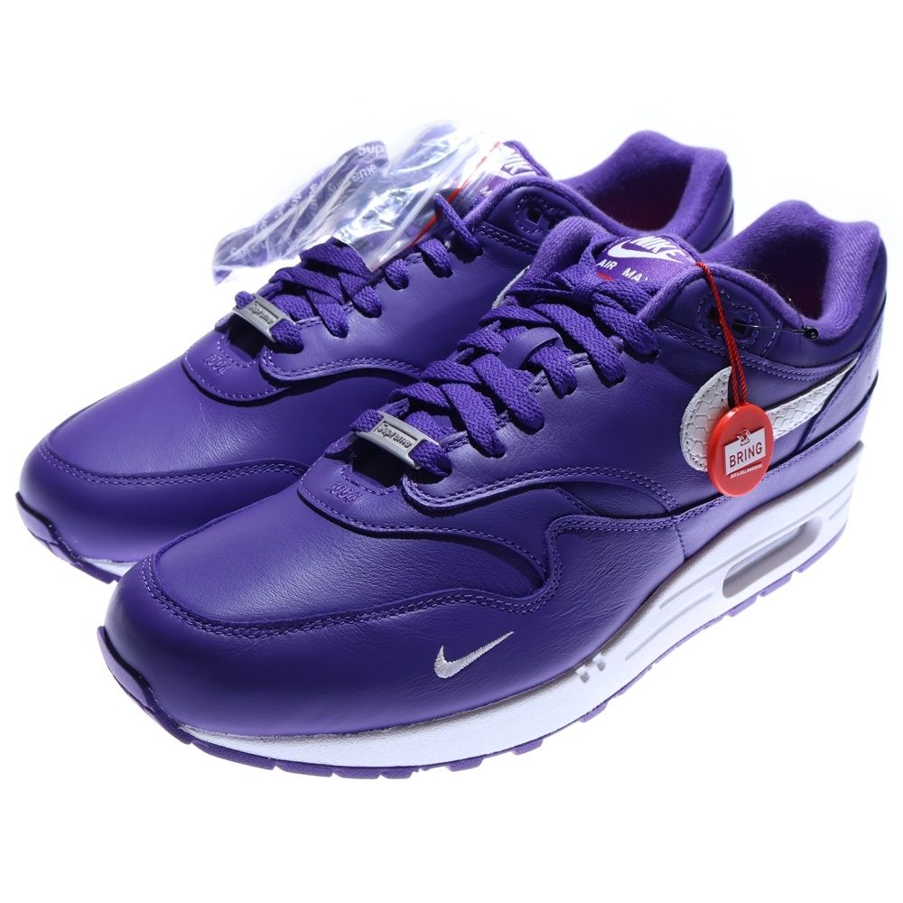 NIKE ナイキ ×SUPREME AIR MAX 1 87 SP シュプリーム エアマックス1 ローカットスニーカー パープル US 11.5 29.5 cm CU 9225-002