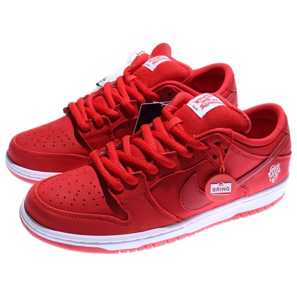 NIKE SB ナイキエスビー ×Girls Don t Cry DUNK LOW PRO QS ガールズ ドント クライ ダンク ローカットスニーカー レッド US 8.5 26.5 cm BQ 6832-600