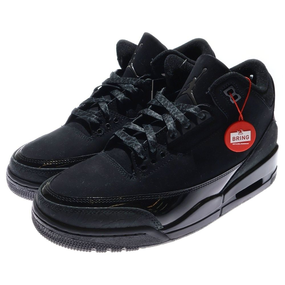 NIKE ナイキ AIR JORDAN 3 RETRO BLACK CAT CT 8532-001 エアジョーダン3 レトロ ブラックキャット ハイカットスニーカー ブラック US 8 26 cm