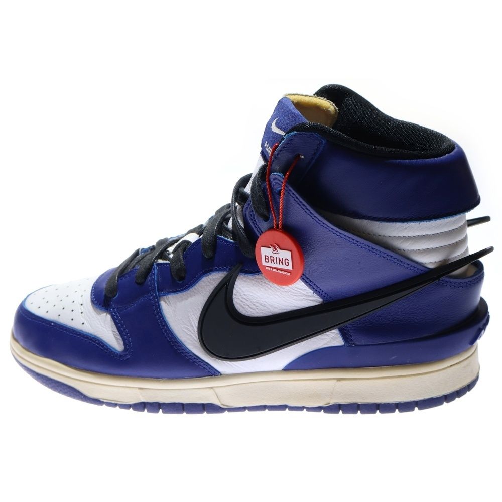 NIKE ナイキ ×AMBUSH DUNK HIGH DEEP ROYAL CU 7544-400 アンブッシュ ダンク ディープロイアル ハイカットスニーカー US 8.5 26.5 cm ブルー ホワイト