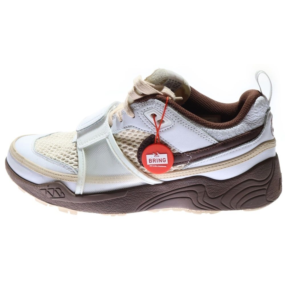 NIKE ナイキ TRAVIS SCOTT Zoom Field Jaxx HQ 3073 100 トラヴィススコット ズームフィールドジャックス ローカットスニーカー シューズ ブラウン ホワイト US 9 5 27 cm
