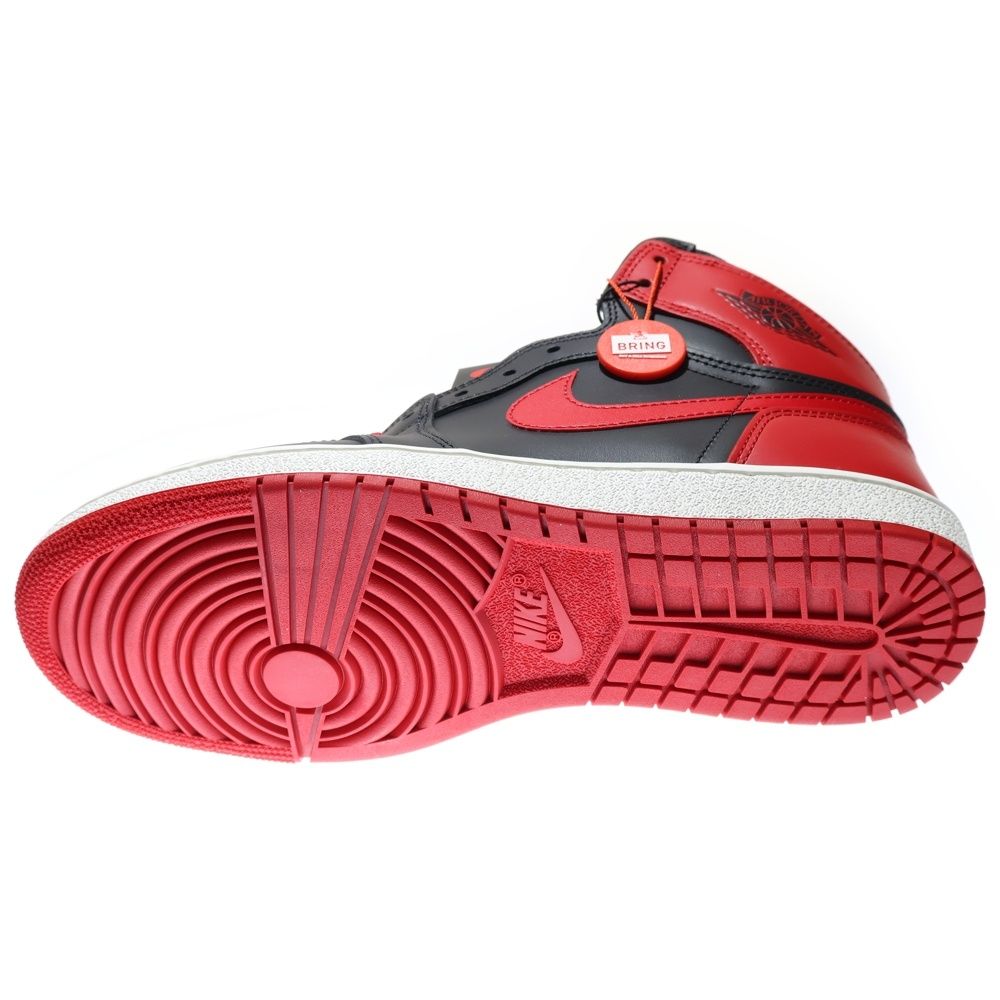  NIKE ナイキ AIR JORDAN 1 HIGH 85 BRED 2025 エアジョーダン ブレッド ハイカットスニーカー US 10 28 cm レッド ブラック HV 6674 067 スニーカー 靴