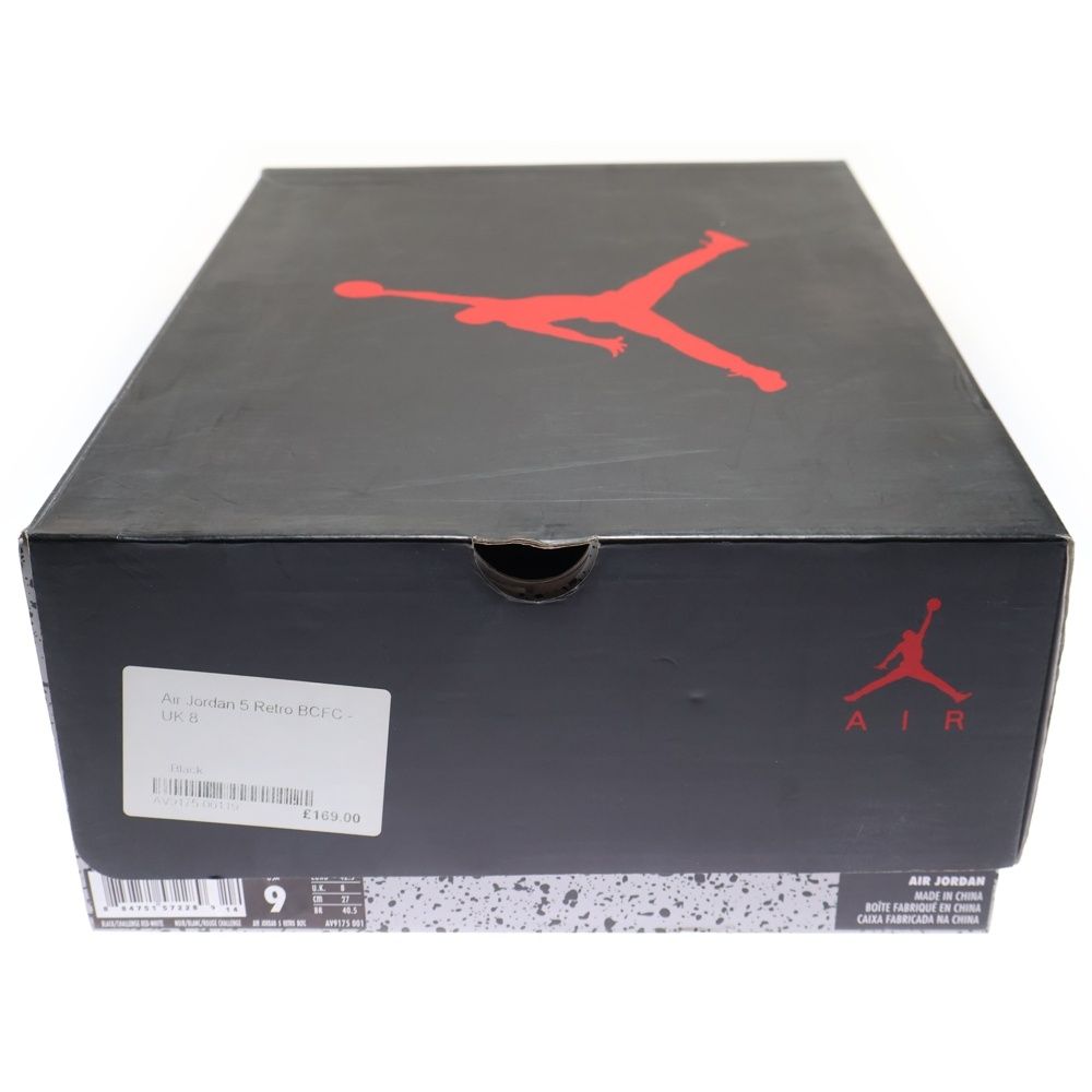  NIKE ナイキ ×PARIS SAINT-GERMAIN AIR JORDAN 5 パリサンジェルマン エアジョーダン5 ハイカットスニーカー ブラック US 9 27 cm AV 9175-001 スニーカー 靴