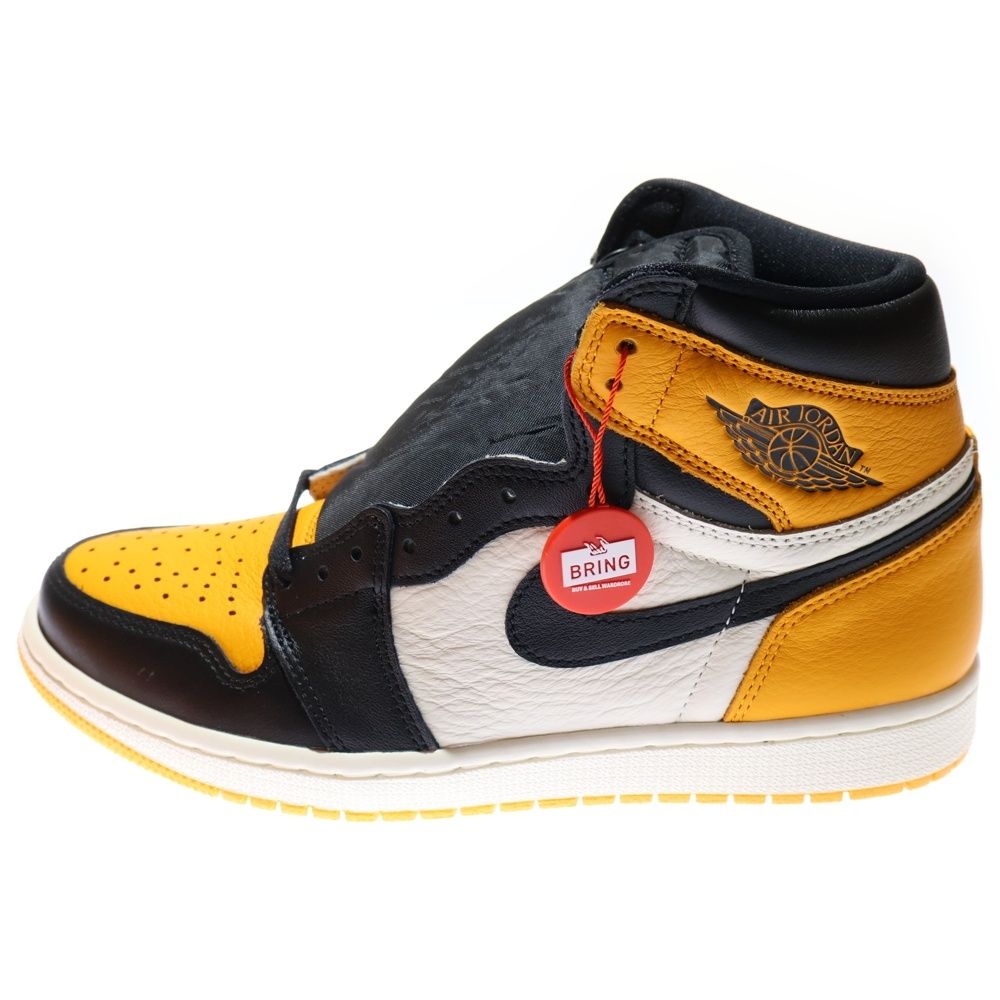 NIKE ナイキ AIR JORDAN 1 RETRO HIGH OG TAXI エアジョーダン1 レトロ タクシー ハイカットスニーカー イエロー ブラック US 9 27 cm 555088-711