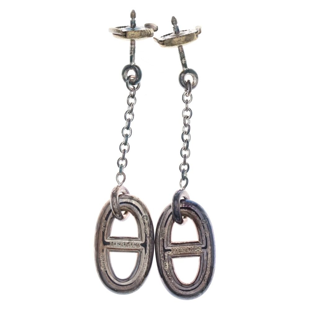 HERMES エルメス ファランドール ピアスMM SV 925 シルバー