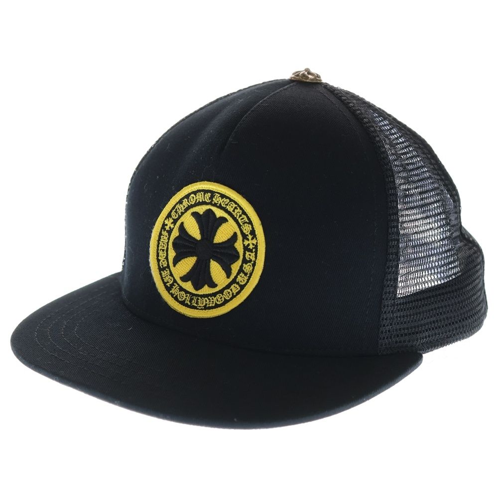 CHROME HEARTS (クロムハーツ) Yellow CH Plus Trucker Cap イエローCH