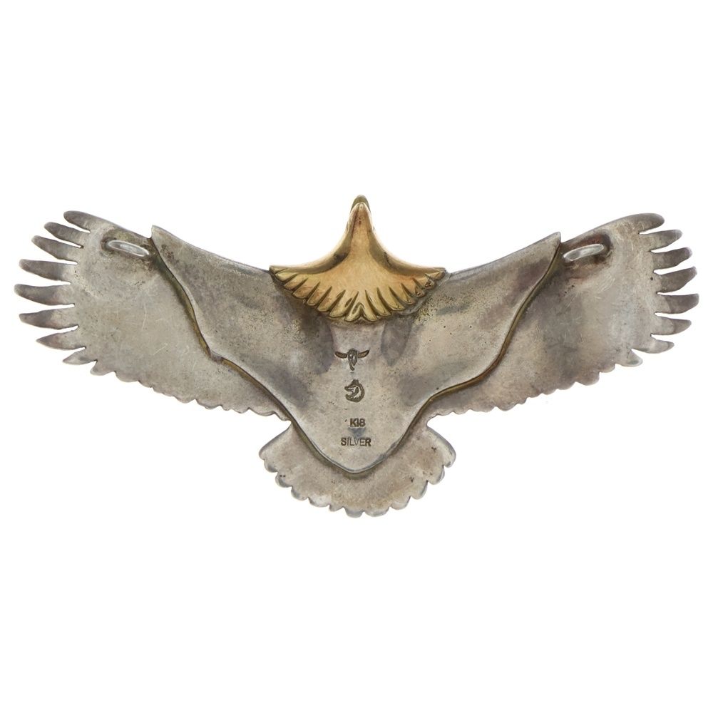 TADY & KING (タディアンドキング) 特大イーグル頭金 シルバーゴールド