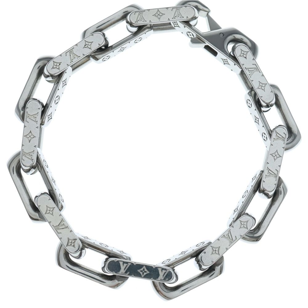 LOUIS VUITTON ルイヴィトン コリエ モノグラム ブレスレット シルバー M 00309 LE 2245