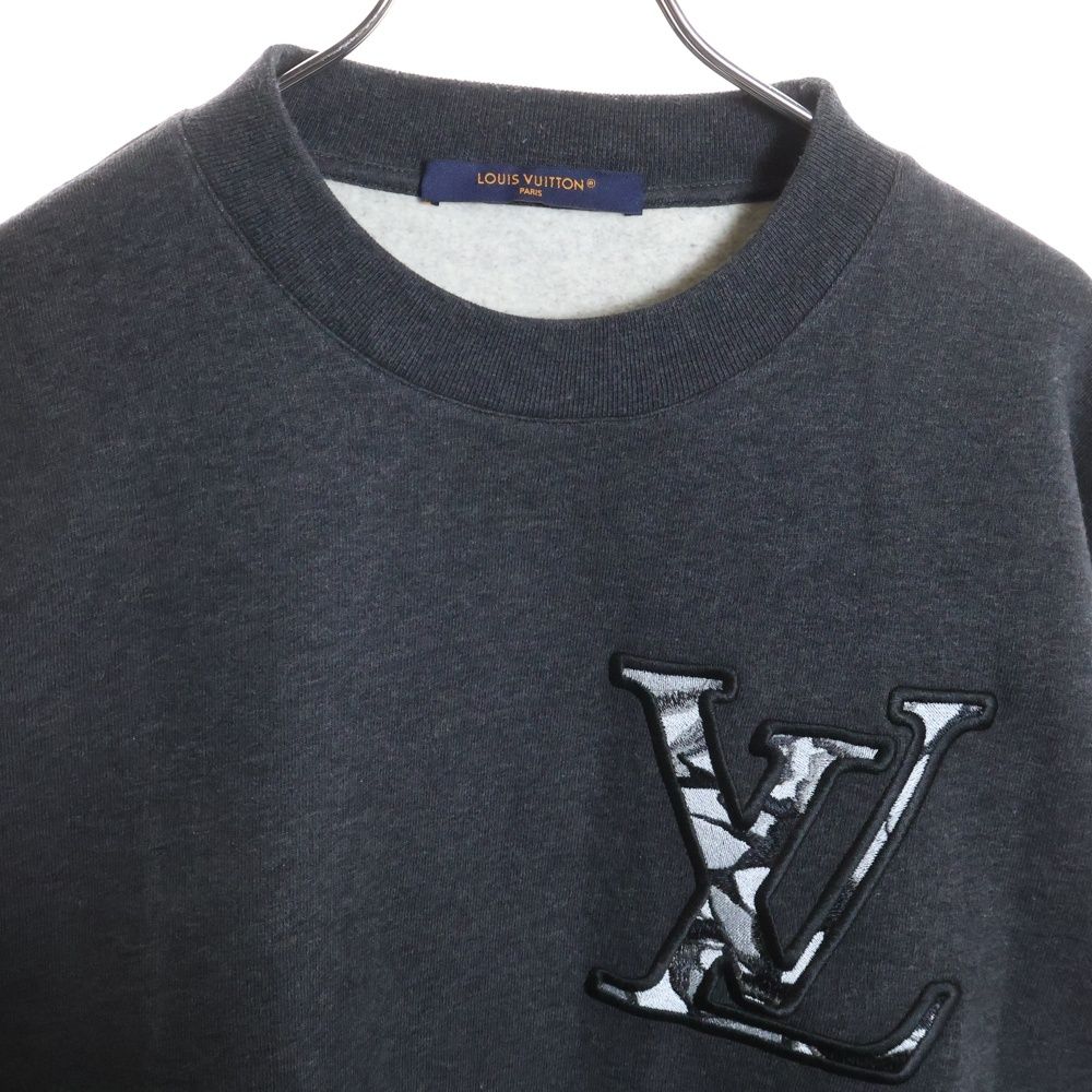 LOUIS VUITTON (ルイヴィトン) 24SS LVロゴ刺繍 クルーネック プル