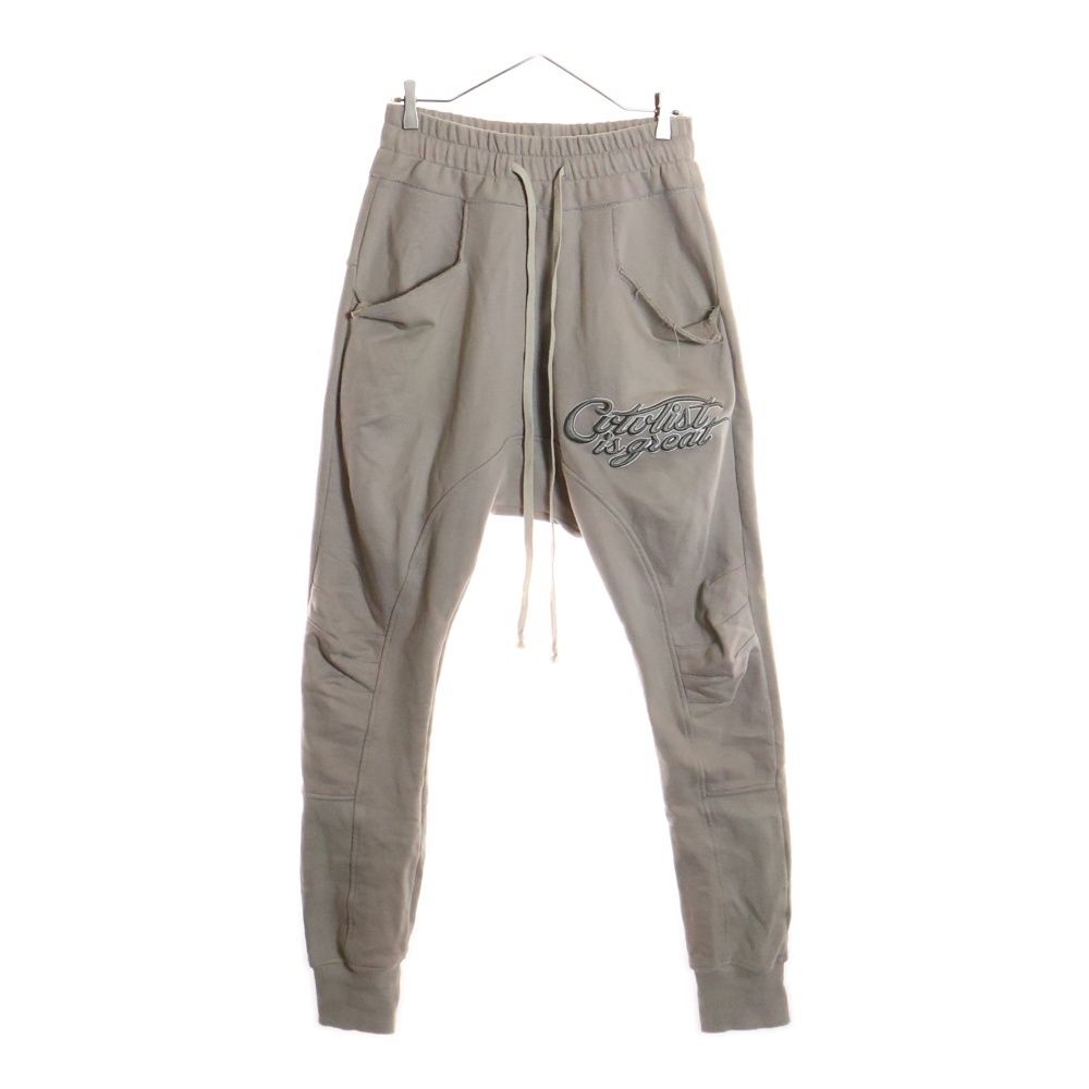 cvtvlist (カタリスト) 25SS 刺繍ロゴ サルエルイージー スウェット