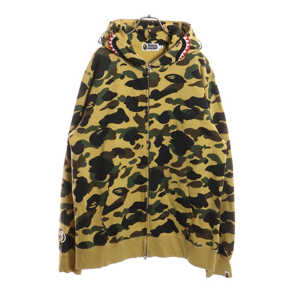 A BATHING APE (アベイシングエイプ) CAMO SHARK FULL ZIP HOODIE