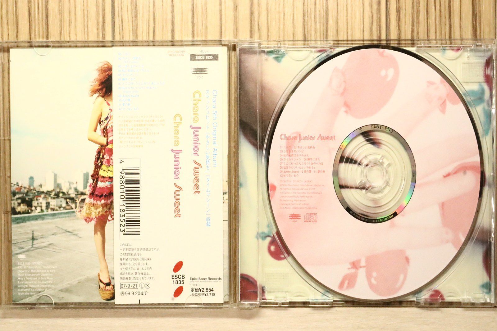 国内盤CD☆チャラ/Chara□ Junior Sweet 【ESCB1835/4988010183523