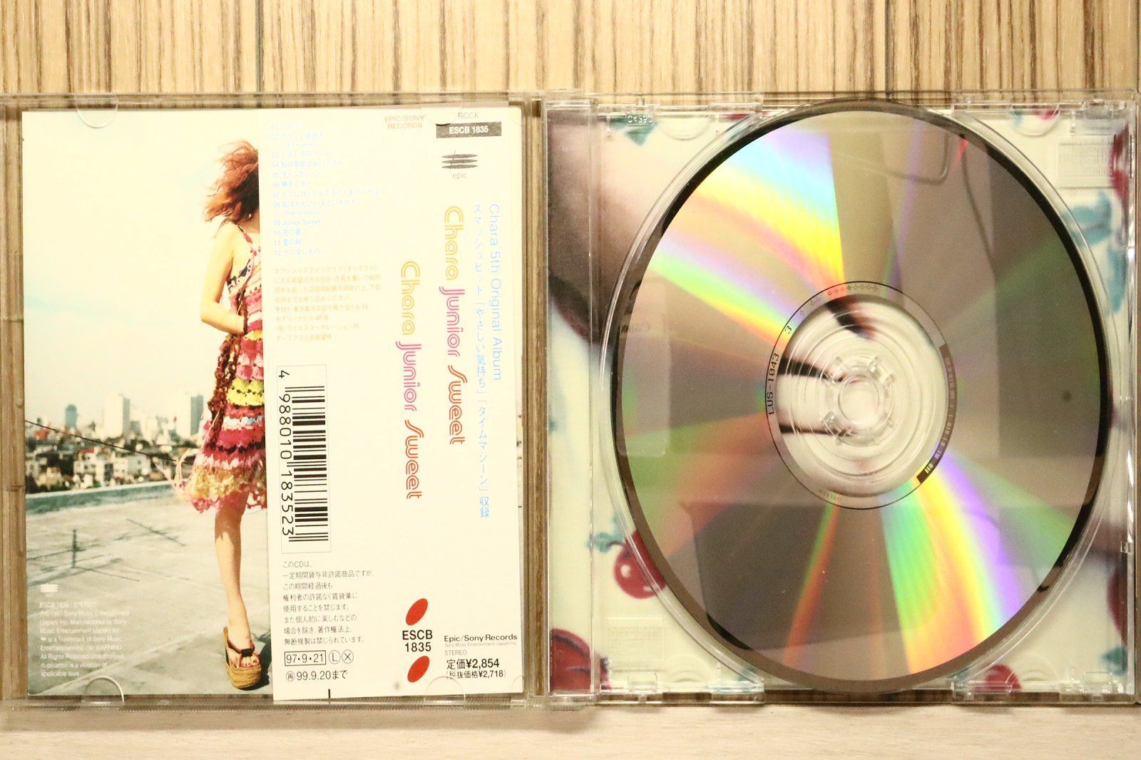 国内盤CD☆チャラ/Chara□ Junior Sweet 【ESCB1835/4988010183523