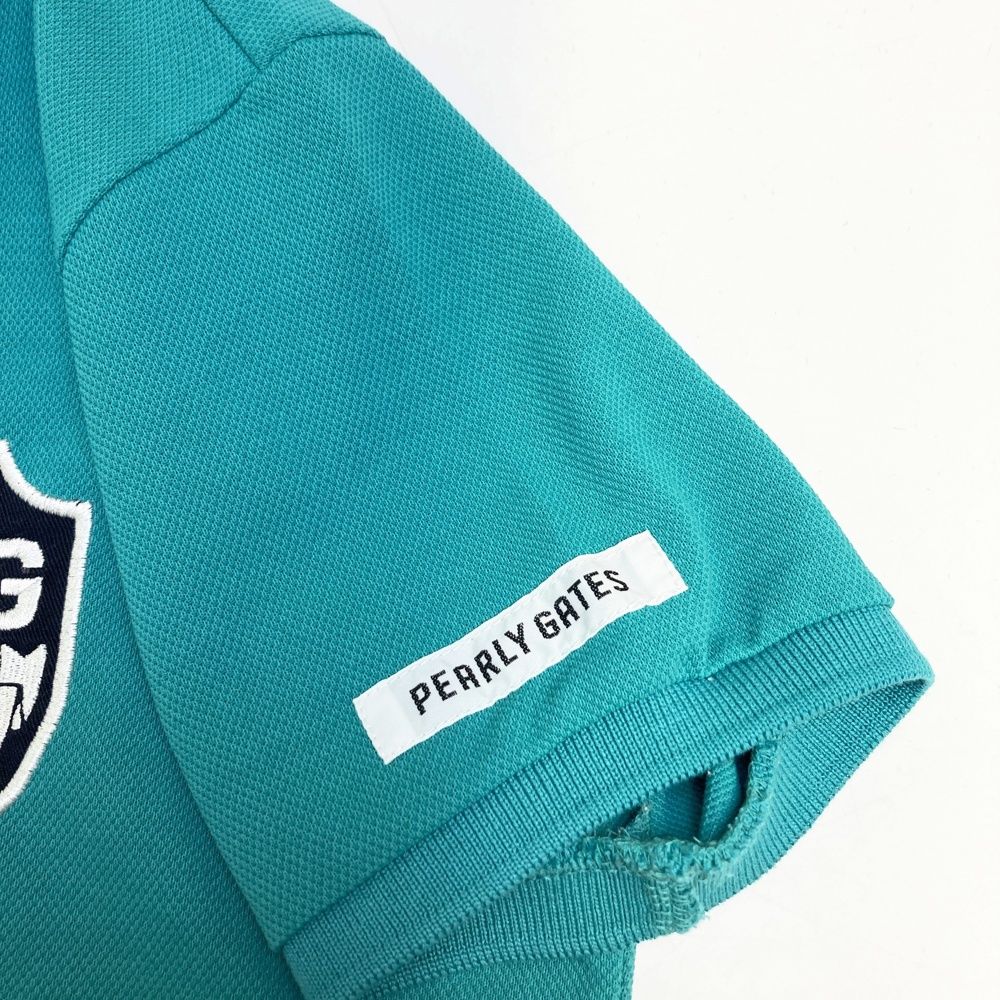 サイズ：1 PEARLY GATES パーリーゲイツ 半袖ポロシャツ グリーン系