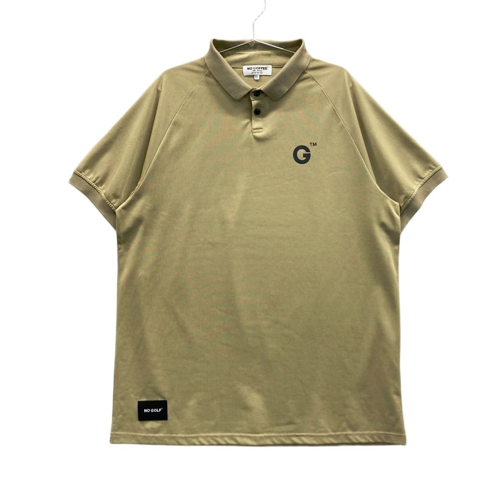 サイズ：XL NO COFFEE ノーコーヒー ×CLUBHAUS 半袖ポロシャツ