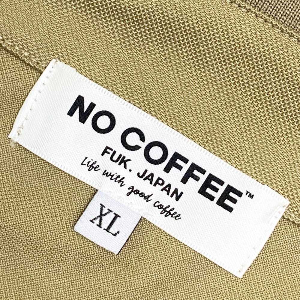 サイズ：XL NO COFFEE ノーコーヒー ×CLUBHAUS 半袖ポロシャツ