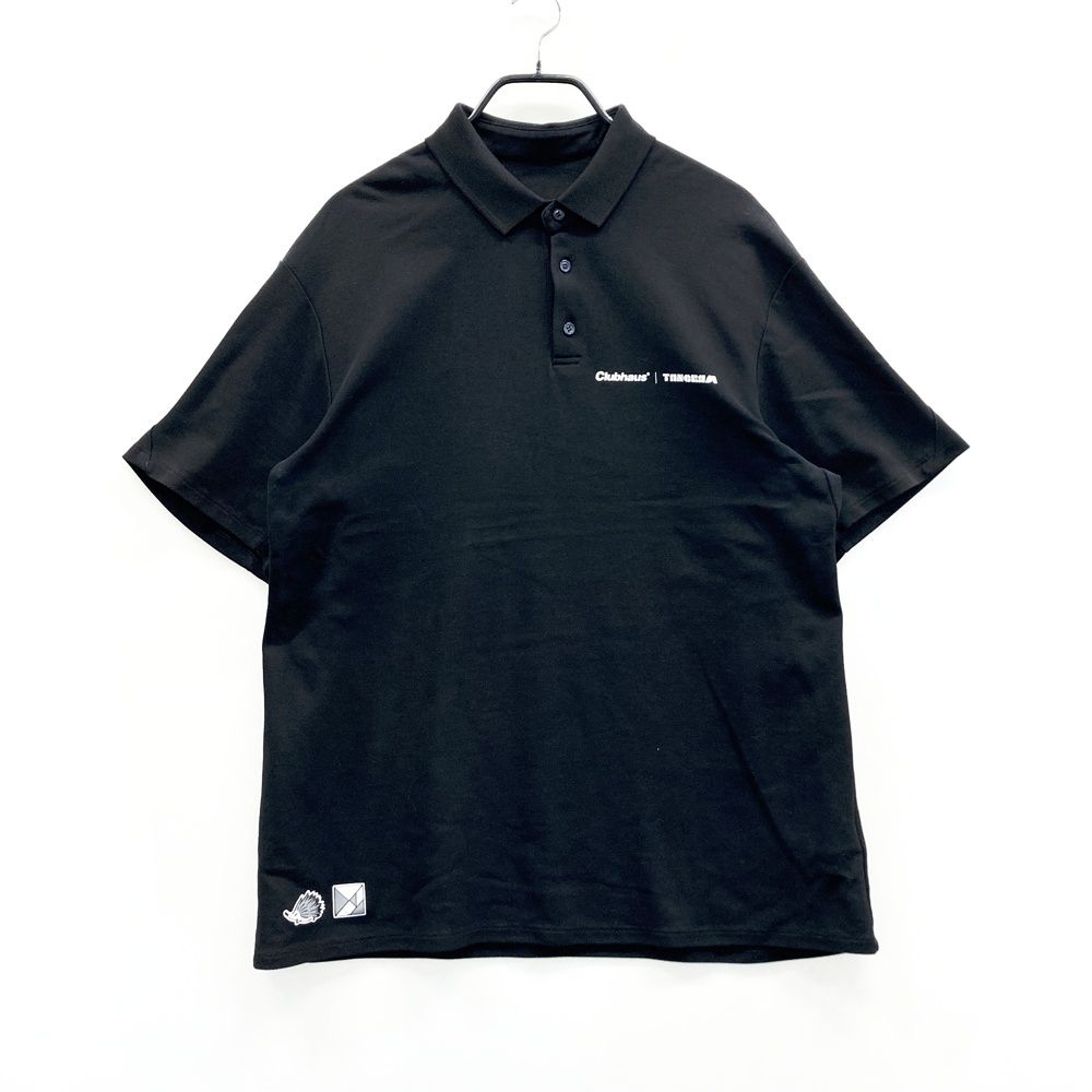 サイズ XXL TANGRAM タングラム 半袖ポロシャツ ブラック系 ゴルフウェア メンズ ストスト