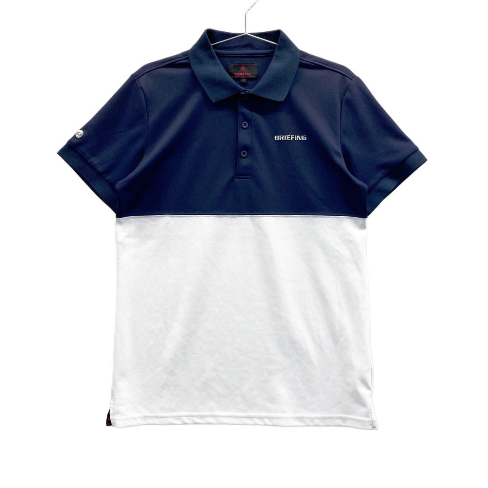 サイズ M GOLF ブリーフィング 半袖ポロシャツ ネイビー系 ゴルフウェア メンズ ストスト