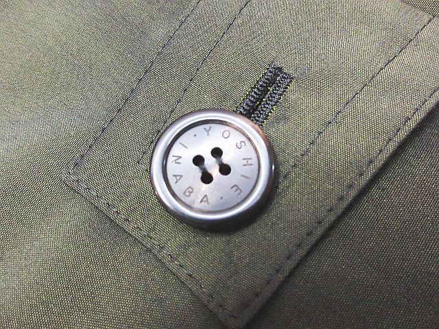 極美品＊ヨシエイナバ シルク100%コート 9号 ブラウン 2way ライナー付 干場別注カラー】100%シルクストール ダークブラウン TESSITURA DI