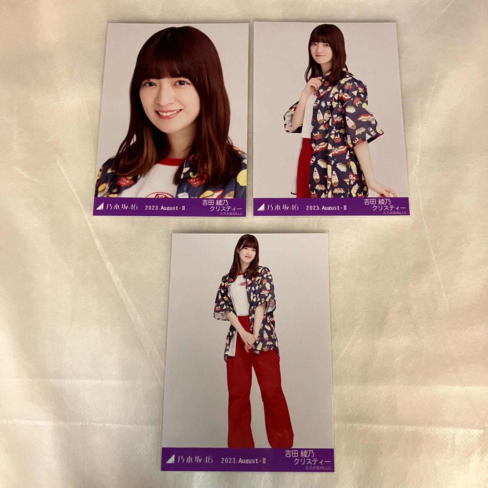 乃木坂46 吉田綾乃クリスティー 生写真 コンプ 5セット NLQ117P f115