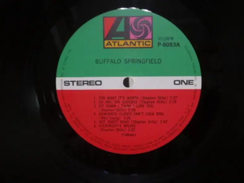 日本 LP Buffalo Springfield ー 1971 年 早い
