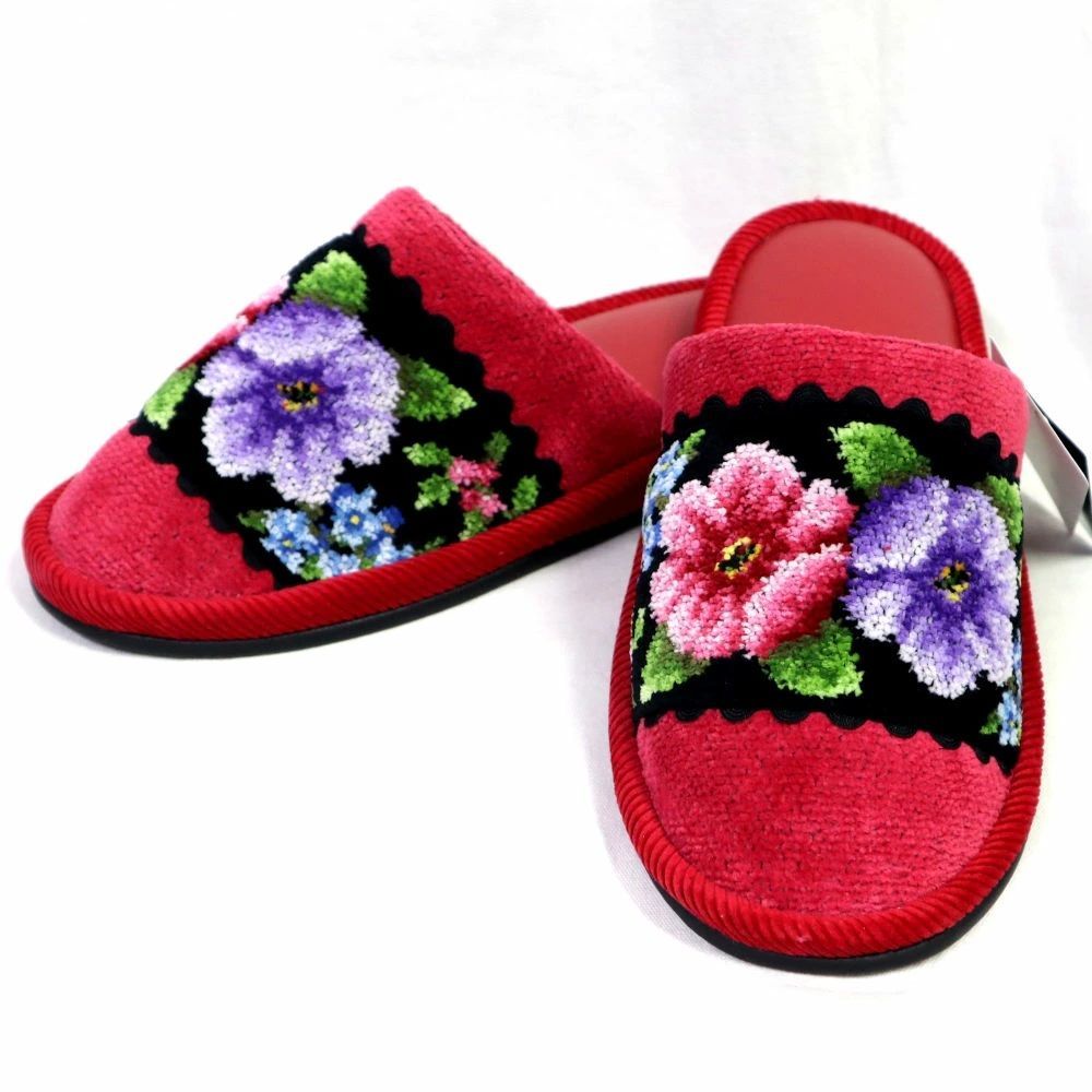 フェイラー スリッパ 定価9 900円 アデルフローリア ヒール無 ライトワイン ADF-222028