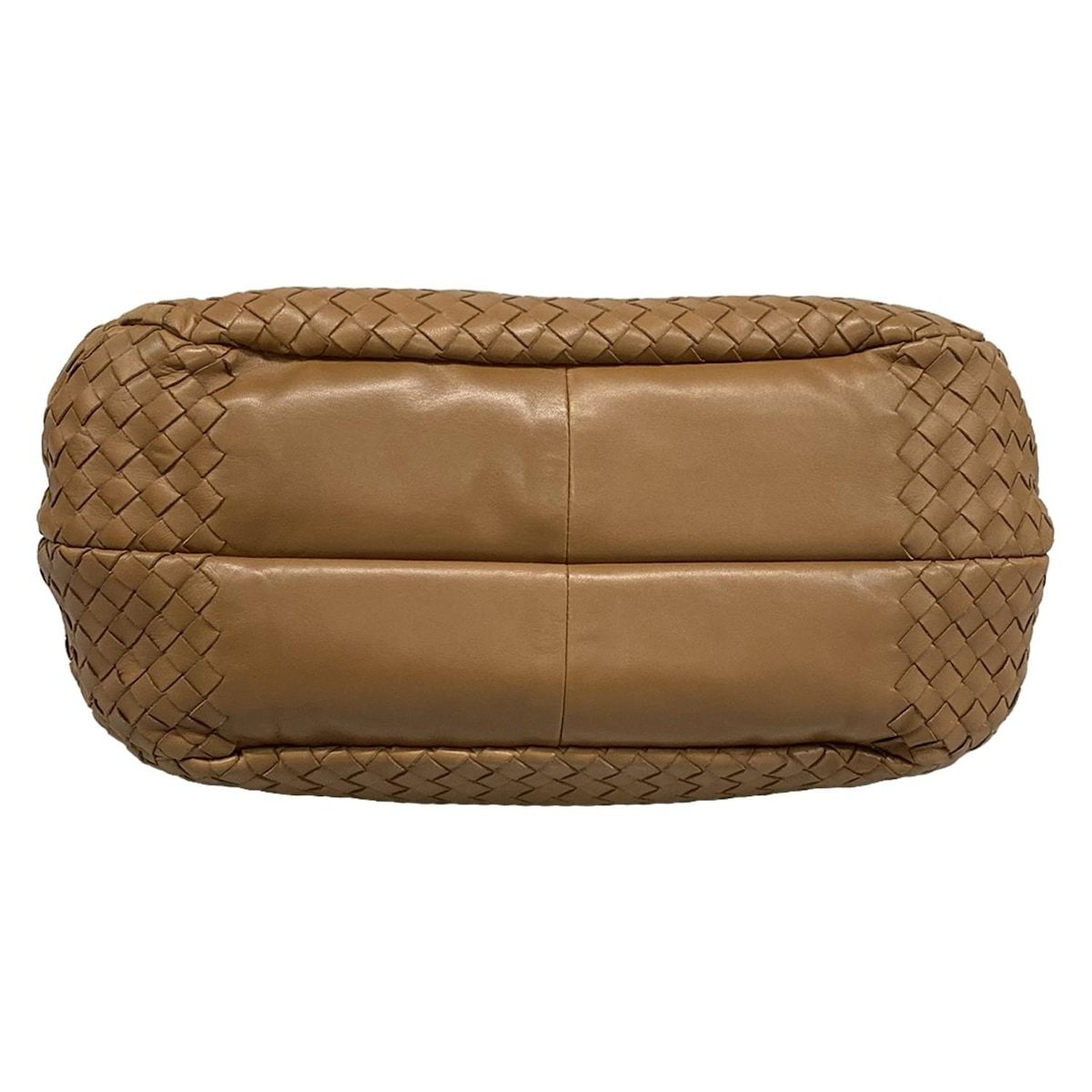 美品　ボッテガヴェネタ　カンパーナバッグ　キャメル　ミディアム BOTTEGA VENETA(ボッテガヴェネタ) トートバッグ ミディアムカンパーナ