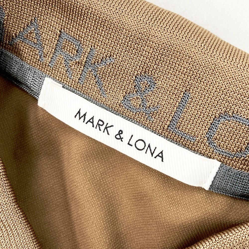 サイズ：L MARK&LONA マークアンドロナ 半袖ポロシャツ ベージュ系