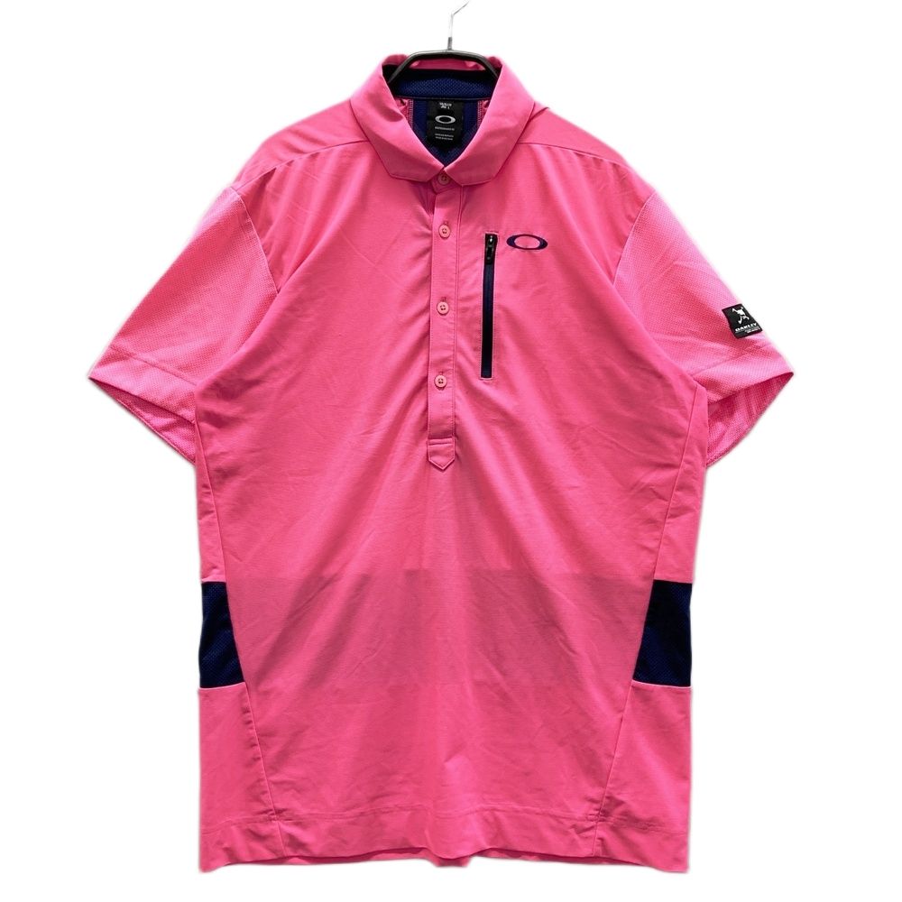 サイズ：L OAKLEY オークリー 434397JP 半袖ポロシャツ ピンク系
