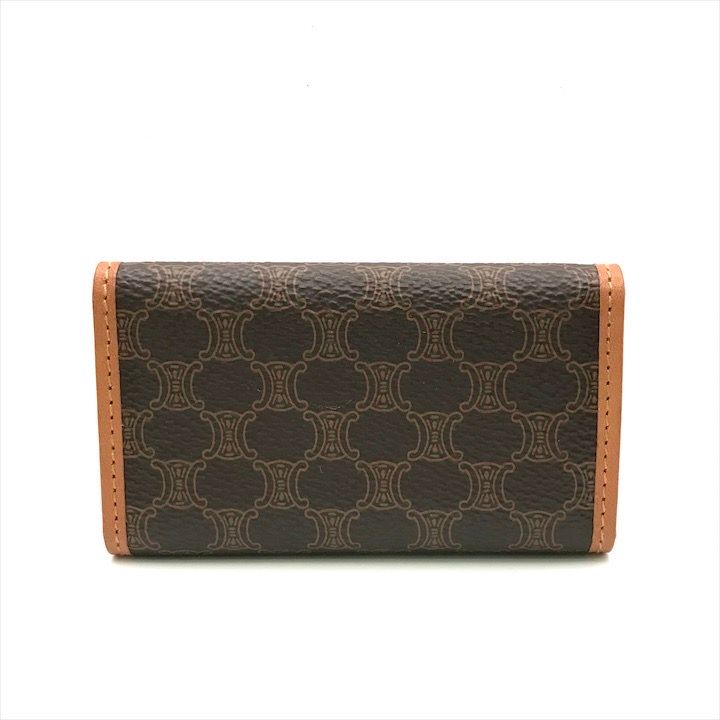 良品 CELINE セリーヌ マカダム トリオンフ ヴィンテージ ロゴ 総柄 6