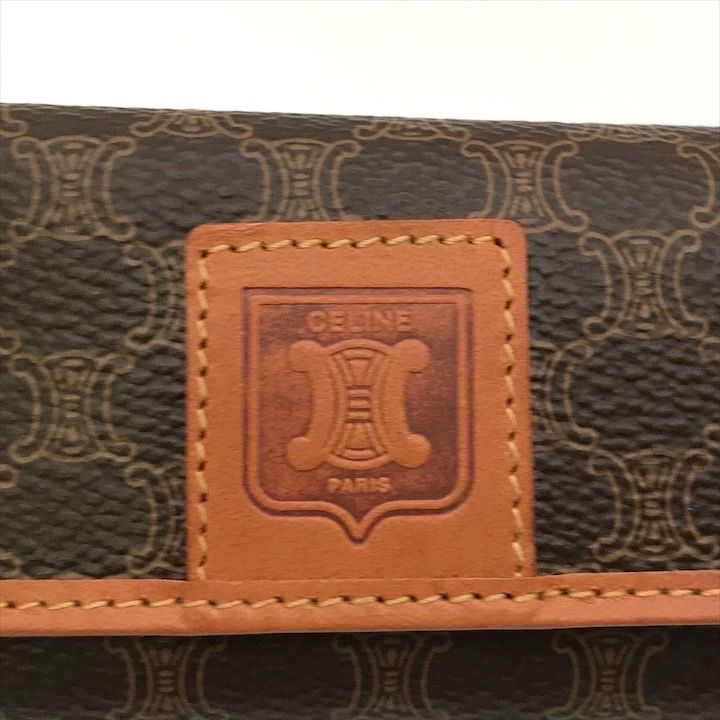 良品 CELINE セリーヌ マカダム トリオンフ ヴィンテージ ロゴ 総柄 6