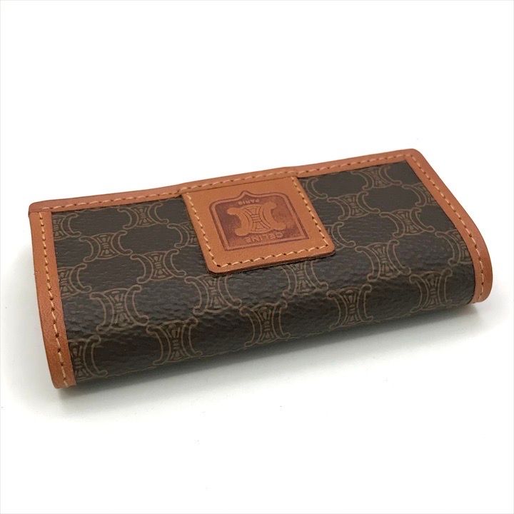 良品 CELINE セリーヌ マカダム トリオンフ ヴィンテージ ロゴ 総柄 6