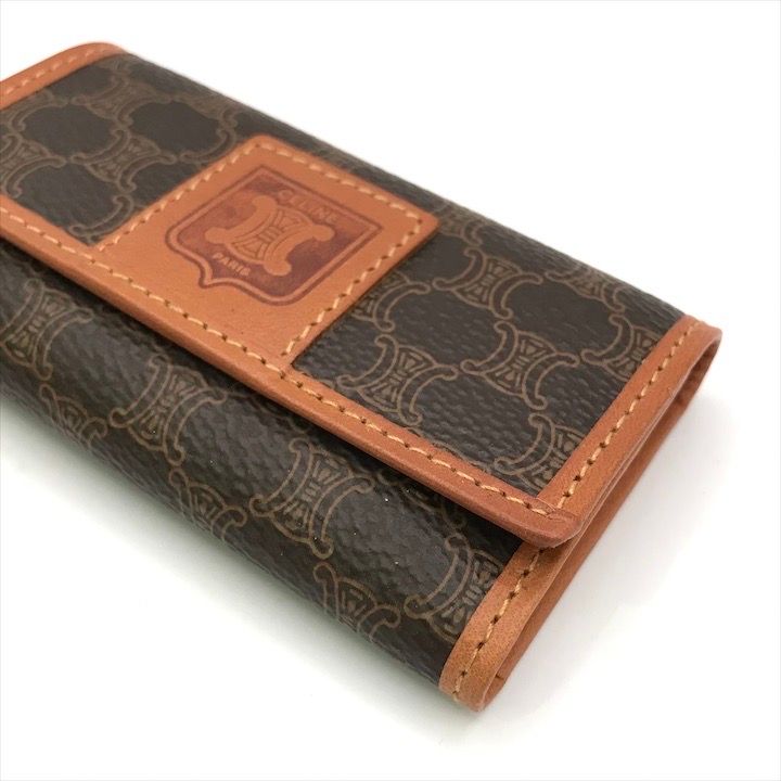 良品 CELINE セリーヌ マカダム トリオンフ ヴィンテージ ロゴ 総柄 6