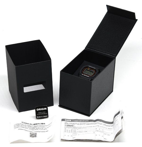  CASIO カシオ G SHOCK ジーショック DW 5000 R 1 AJF 初代G SHOCK復刻モデル クォーツ メンズ 腕時計(デジタル) 時計