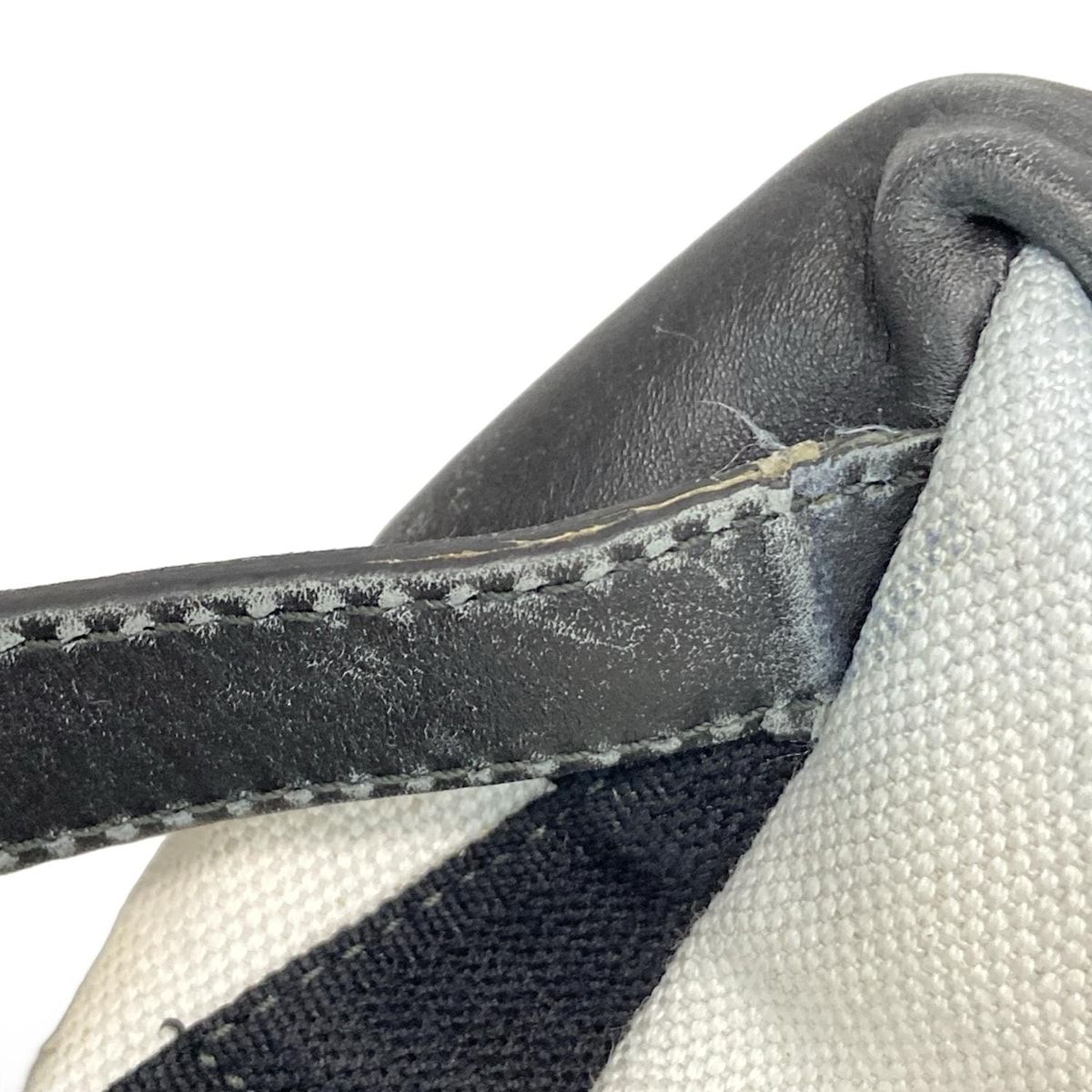  バレンシアガ リュックサック ネイビーバックパック 409010 アイボリー×黒 レザー リュック バックパック バッグ